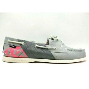 Sperry Bionic Gray Recovered Recycled Plastic Deck Loafers Shoes Women's 12